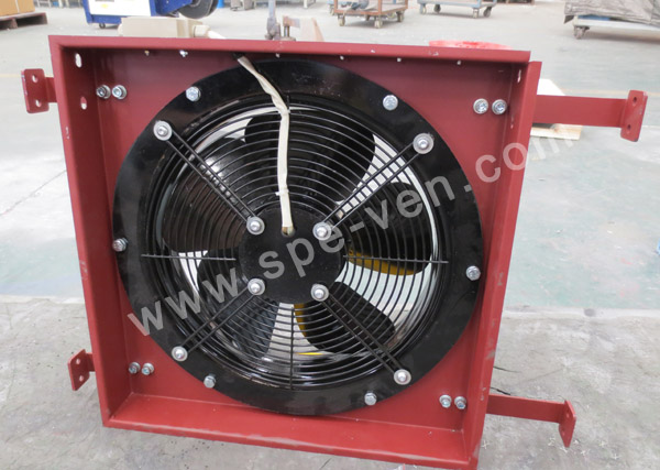 Draught fan used exclusively for welder